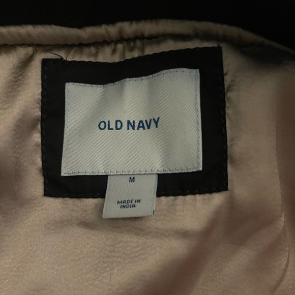 Old Navy black and salmon bomber jacket - Picture 7 of 7